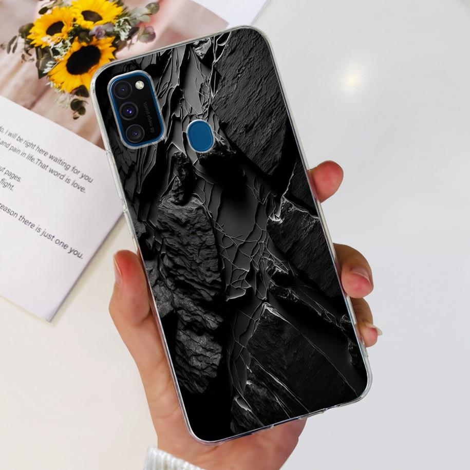 For Samsung M21 Case SM-M215F Silicone Soft Phone Cover For Samsung Galaxy M21 2020 Fundas Cartoon Coque For Samsung M 21 Bumper