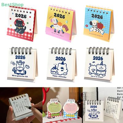 2026 Year Mini Desk Calendar Creative Student Plan Desktop Check-in Desk Calendar Ornaments