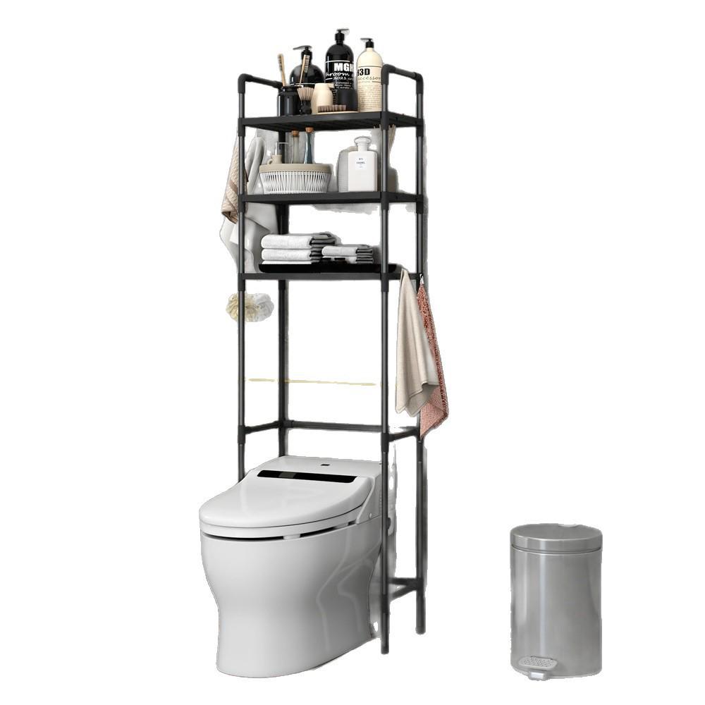 Floor-Standing Balcony Drum Washer Rack & Bathroom Storage Shelves