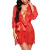 Plus Size Women's European & American Lace Lingerie Sleepwear