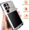 For Samsung S26 S25 Edge S24 S23 S22 S21 Plus S20 Ultra Tank Armor Metal Case Shock Drop Proof Heavy Doom Luxury Cover