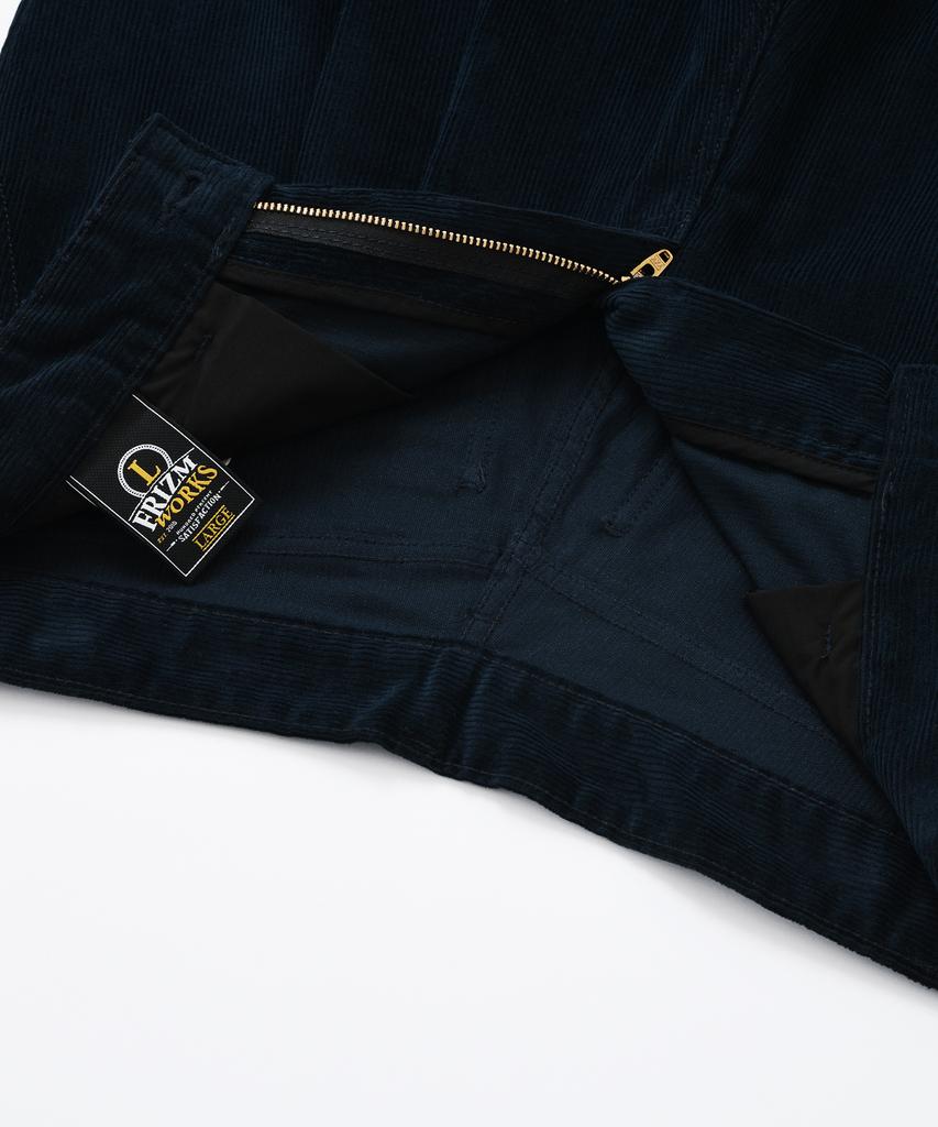 FRIZMWORKS Corduroy Comfort Two Tuck Pants _ Navy