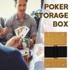 Custodia da Viaggio per Carte da Gioco Porta Mazzo in Pelle PU Organizzatore Multiuso per Denaro Custodia per Mazzo e Dadi