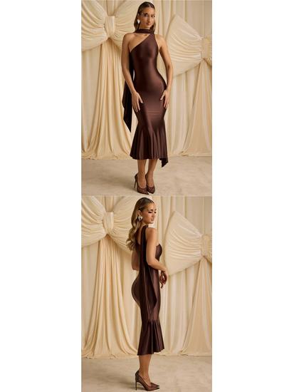 2026 Summer Stylish Backless Long Dress - European & American Fashionable Evening Gown