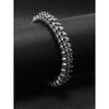 GRGR Titanium Steel Keel Bracelet Men's European Hip Hop Street Cool Retro Distressed Domineering Bracelet Fancy Tide