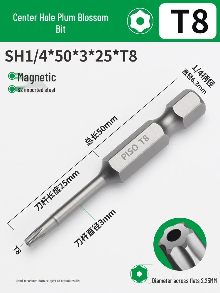 Hex Socket Air Impact Driver Bit Set: 1/4 Extended Wrench, Sizes 6T-30T, Electric Screwdriver, Strong Magnetic