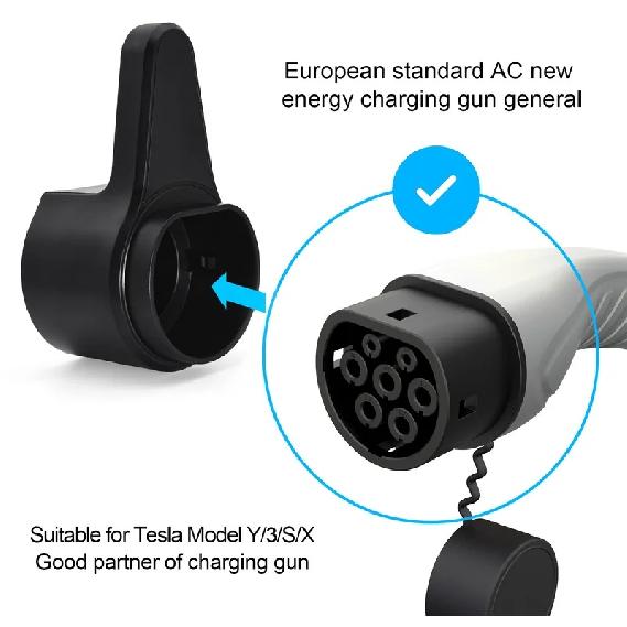 AD EV Charger Plug Holder for Electric Vehicle Charging Cable Plug Stand Extra Protection Wallbox Wallmounted Cable Holders