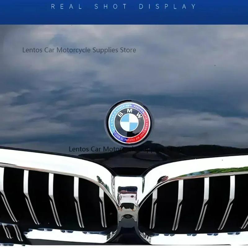 För BMW 50-årsjubileum Kith Limited Edition Bilmärke 3-serie 5-serie X1 X2 X3 X4 X5 Fram och Bak Modifierad Bakre Logotyp Dekoration