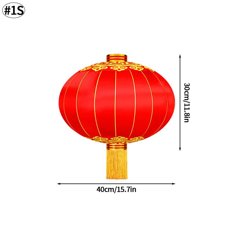 2026 Chinese New Year Hanging Pendant Decoraitons Red Lanterns Spring Festival Celebration Good Fortune Foldable Lantern