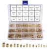 Hot Melt Insert Brass Nuts Assortment Kit for 3D Printing Injection Molding