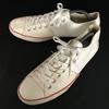 Mihara Yasuhiro Leather Canvas Sneakers Size 27.5 White Shoes Trainers(USED)