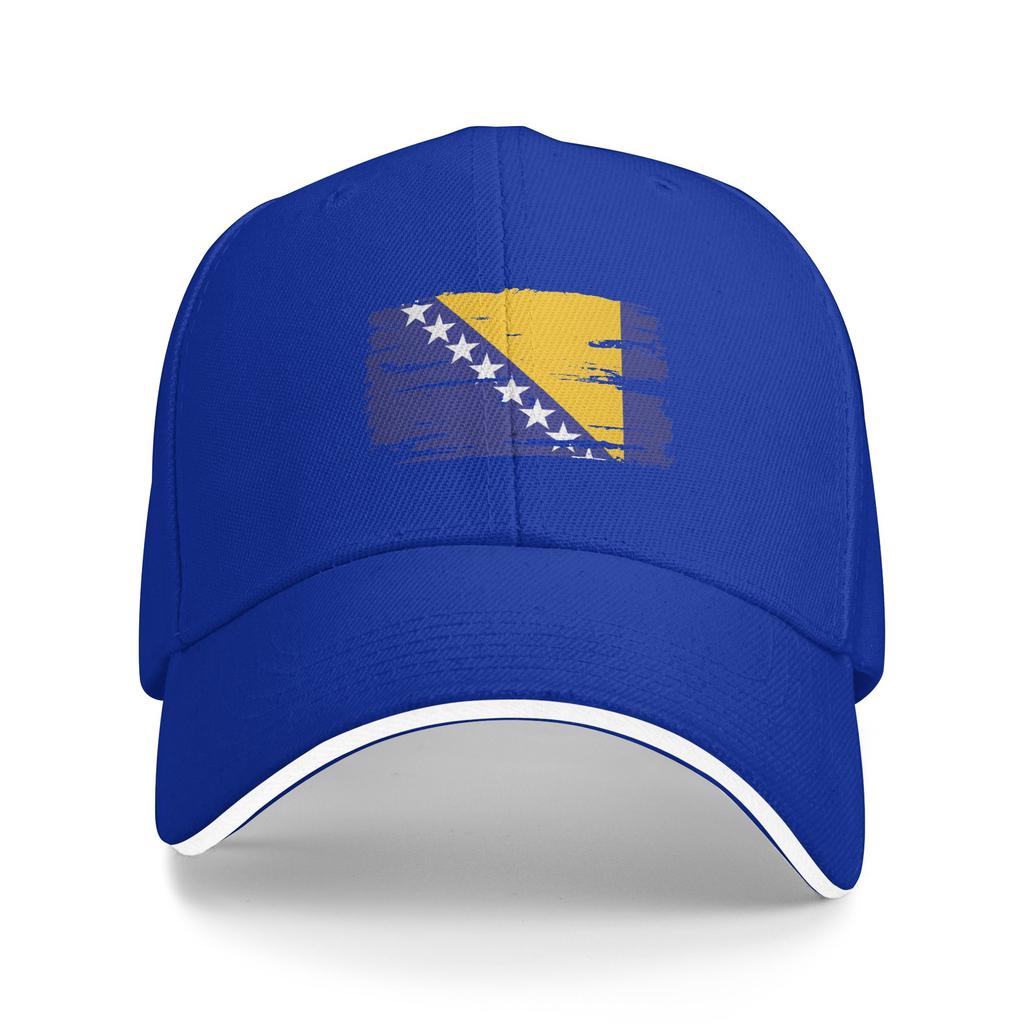 Bosnia Flag Symbol Casual Baseball Cap Outdoor Sport Hip Hop Hats Summer Hot Sale Unisex Unisex Vintage Baseball Caps