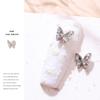 Butterfly Manicure Jewelry Japanese Zircon Nail Decoration Net Red Popular Fingertip Butterfly Metal New Decoration 1PS