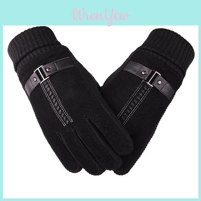 Fashion Men's Premium Winter Warm Touch Screen Driving Gloves For Outdoor Sports