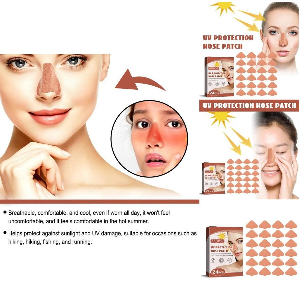 Eelhoe Protective Nose Patch Set 24pcs Breathable Comfortable Summer Skin Protection