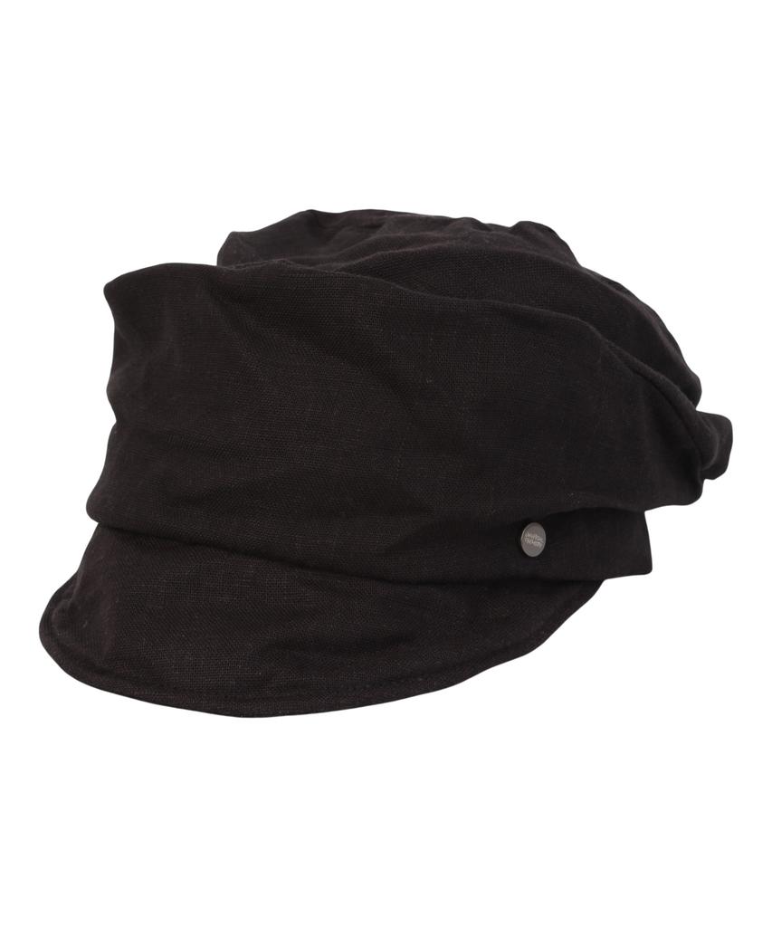 Yunibeosyeolkemiseuteuli Wire Wrinkle Black Marine Cap