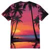 Men's Casual Hawaiian Print Short-Sleeve T-Shirt