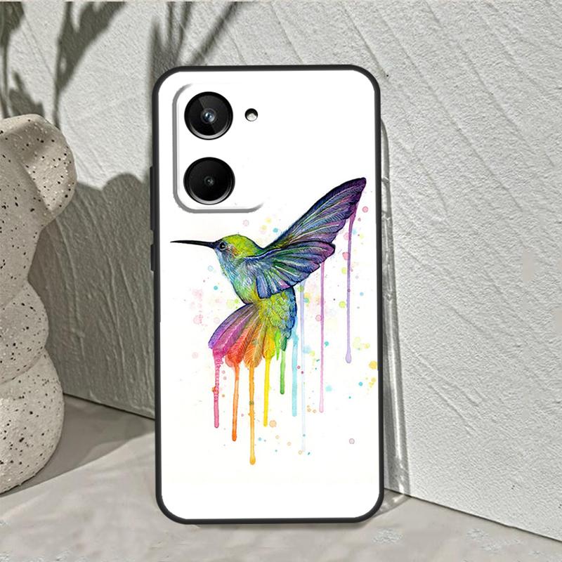 Hummingbird For Realme 10 11 12 13 14 Pro Plus C55 C71 C75 C67 C63 C51 C61 C53 C35 C65 GT6 GT7 Pro Case