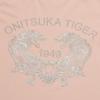 Onitsuka Tiger Soft Comfortable Minimalist Solid Color Short Sleeve T-Shirt Unisex Tops Light-Pink 2183B458-700
