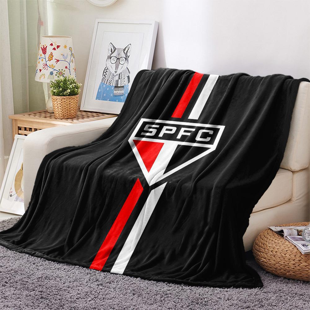 Sao Paulo FC2 Flannel Blanket, High quality Comfortable for All Seasons, Home Decor, Warmth and Comfort