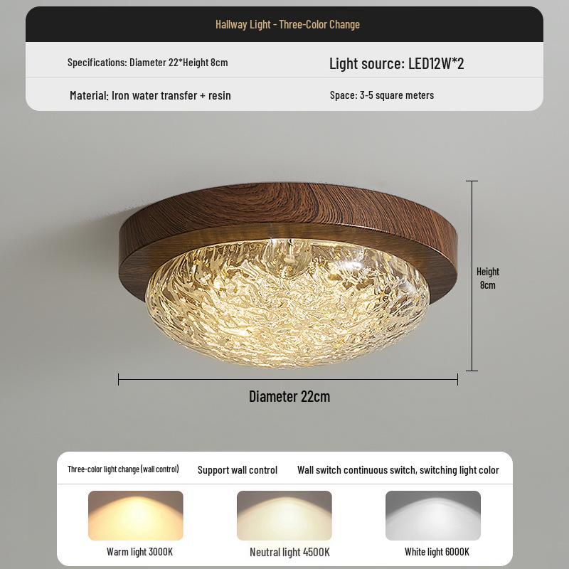 

Американский ретро потолочный светильник для прихожей и балкона