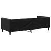 Vidaxl Sofa Z Funkcją Spania, Czarna, 90X190 Cm, Obita Tkaniną