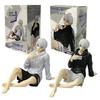 1-2 Stück Blue Lock Anime Sitzende Handflächenmitte Niedliche Nagi Seishiro Figur Modell PVC Schreibtischdekoration Spielzeug Kinder Geburtstagsgeschenke