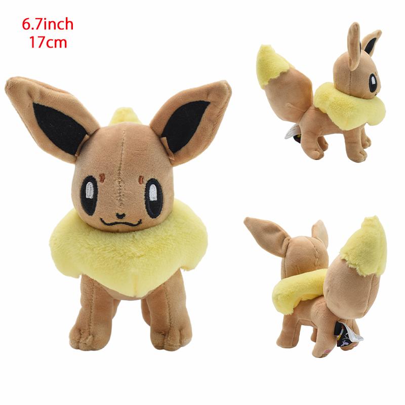 32 Style Eevee Plush Toy Pokemon Eeveelution Umbreon Vaporeon Jolteon Flareon Espeon Leafeon Cartoon Stuffed Animal Doll Peluche