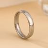 S/Acier Inoxydable Couleur Dorée Anneau Large de 4 mm Femmes Hommes Minimaliste Lisse Anneaux Tendance Bijoux de Couple Cadeau de Mariage