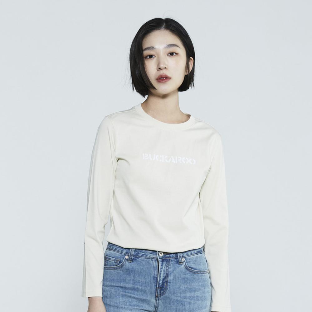 Burkeru Women S 60-Count Reversible Silket Logo Round T-Shirt Light Beige Light Beige_F