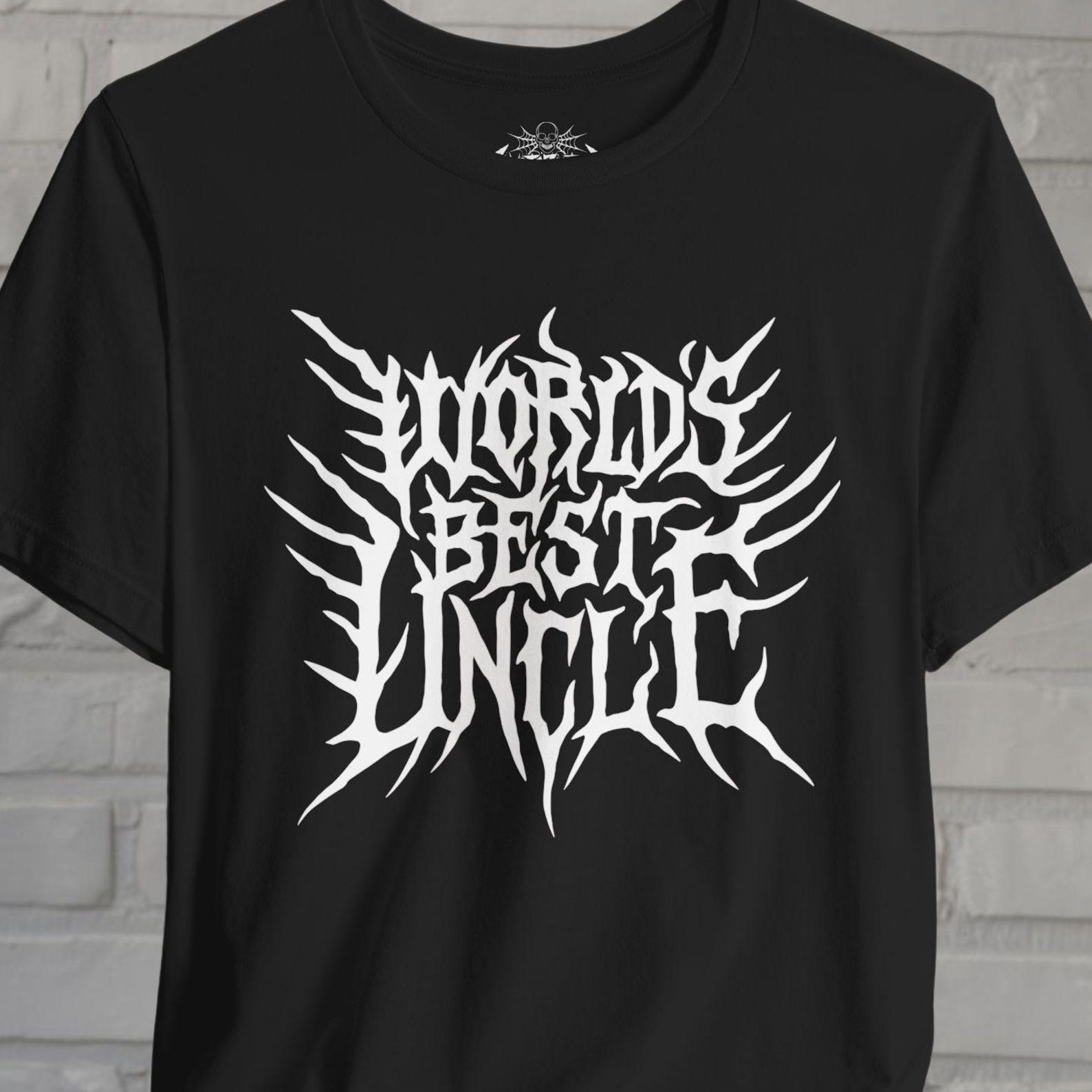 Metal Uncle Shirt Worlds Best Uncle Funcle Fun Uncle T-shirt Heavy Metal Graphic Tee Punk Rock Shirt Metalcore Fashion Gift For Cool Uncle 4XL