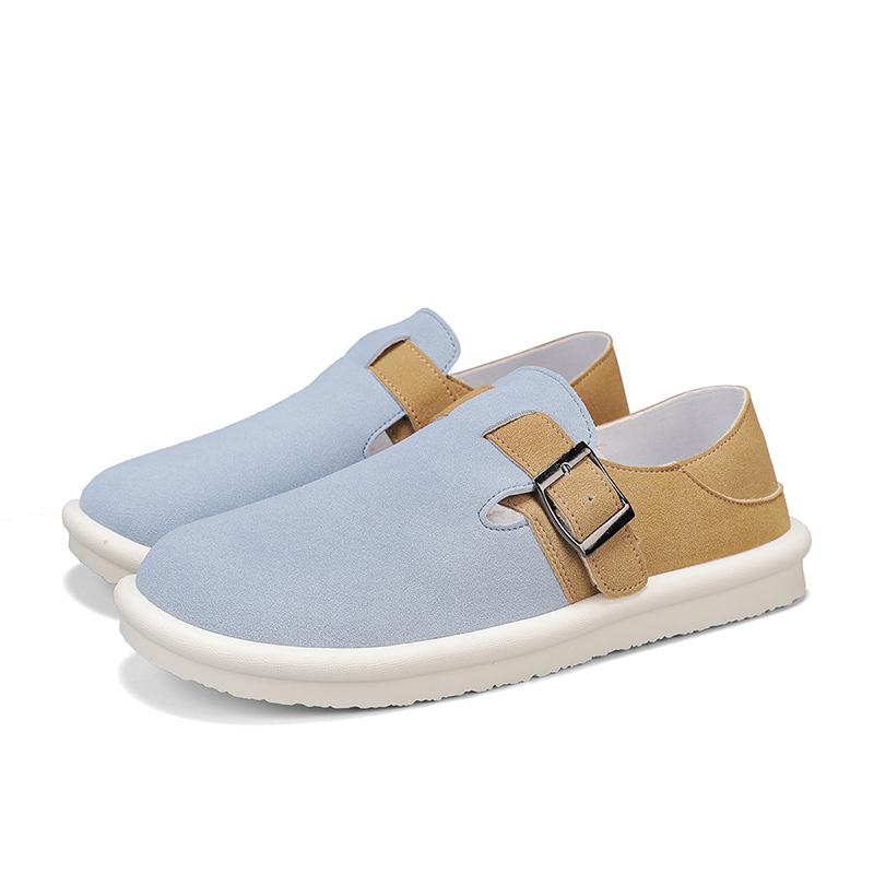 Men's plus-size soft-sole casual shoes summer breathable non-slip comfort outdoor walking shoes fashion youth Joker tide shoes