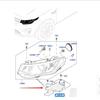 Front Headlight Bracket LR066965/LR066964 Compatible with 2015 Land Rover Discovery Sport.