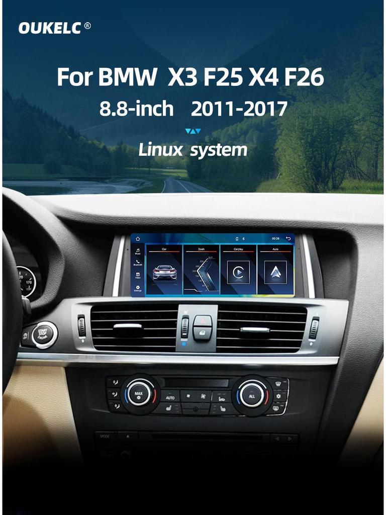 Kompatybilny z ekranem centralnego sterowania BMW X3, F25, X4, F26 oraz systemem nawigacji GPS w samochodzie.