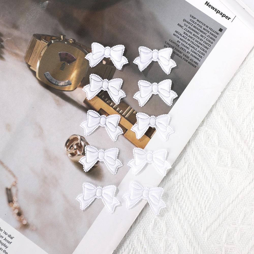 10Pcs Card Cover Decoration Accessories Bow Heart Accessory Packaging Material Diy Photocard Holder Accessories