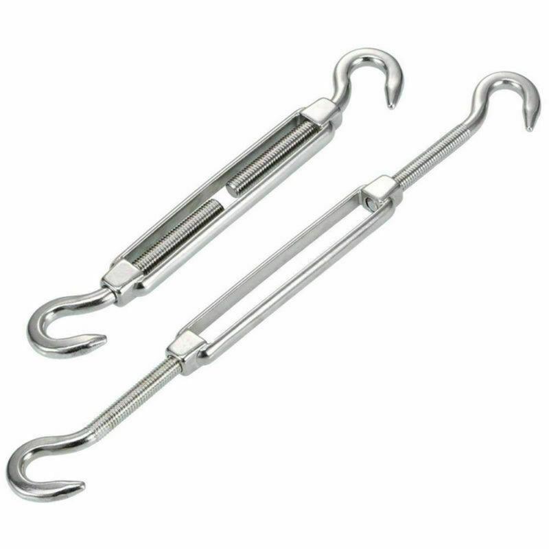 Outdoor Patio Rectangle Awning Attachment Set Stainless for Sun Shade Sail Canopy Fitting Heavy Duty Shade Sail Hardware