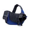 Azumafy Pet Sling for Dogs, Pet Carrier, Shoulder Bag, Anti-Jumping, Suitable for Small Dogs, Mesh Dog Bag with Pocket (Blue)