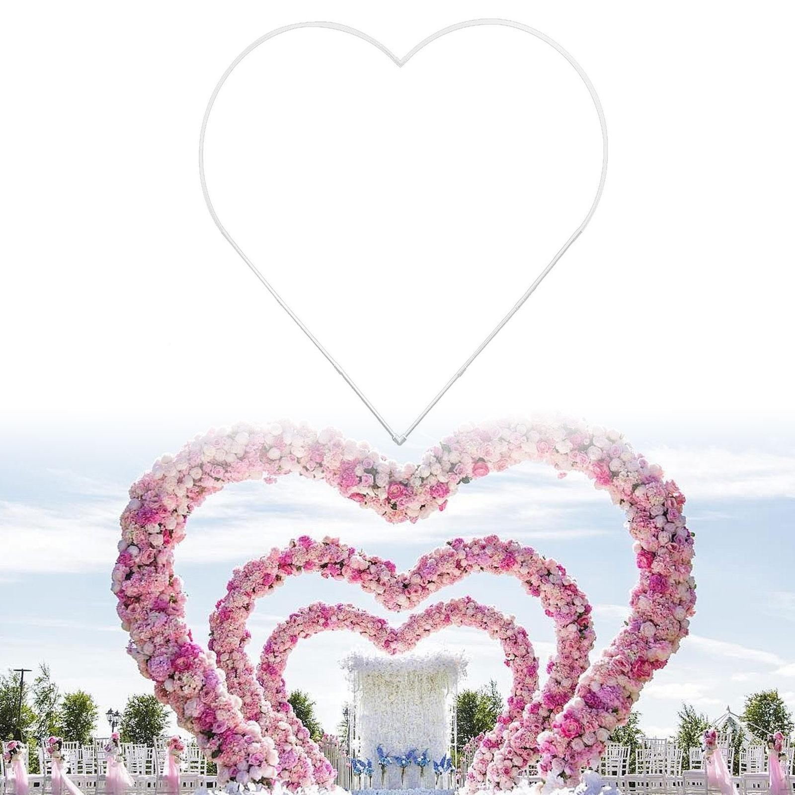 

Love Balloon Column Arch Frame Simple for Birthdays Baby Showers Graduations Without Base