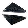 Glossy Black Car Rear Louver Window Side Shutter Cover For MG5 Trim Sticker Vent Scoop ABS