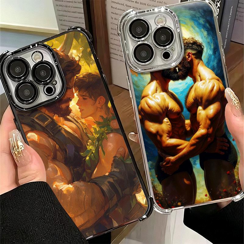 Muscle Man Gay Fitness Soft Phone Case For Xiaomi Poco X7 X8 Pro Max X6 X5 X3 F8 Ultra F7 M8 M7 M5S Redmi 15C 15A 15 14C 13C 12C