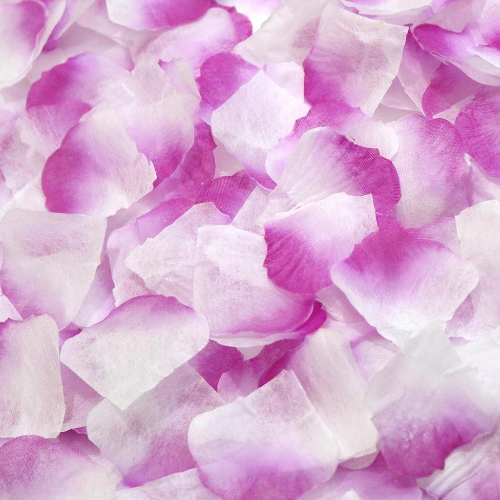 Heart-Shaped Rose Petals for Wedding and Bridal Room Decoration