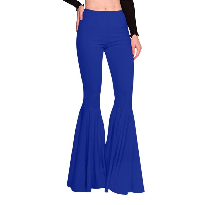 Mermaid plus Size Slim-Fit Bell Botttoms Mermaid Silm Stretch Flared Pants