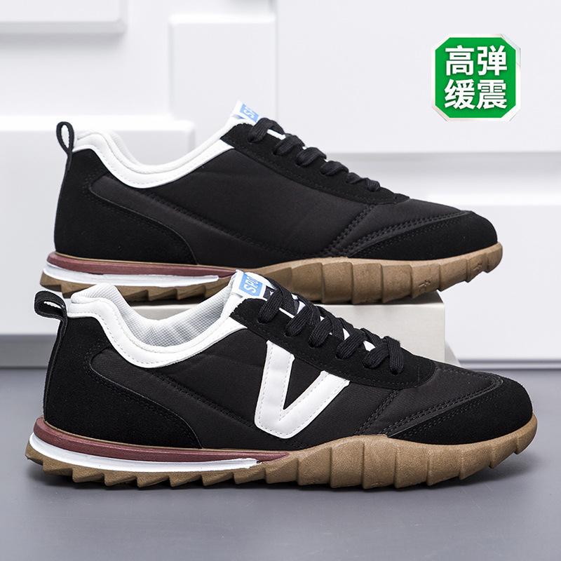 2025 spring and autumn versatile men's shoes sports casual shoes Korean version tide student non-slip board shoes men's running work shoes