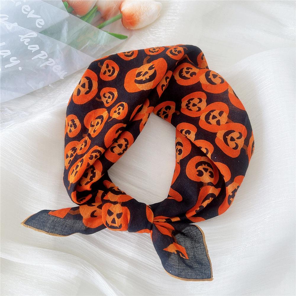 55 Cashew Cotton Linen Versatile Square Scarf - Women's Lightweight Summer/Autumn Accessory