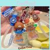 Creative Coffee Jinnew Panda Mi Aromatherapy Cartoon Funny Pendant Keychain