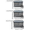 Folding Fish Basket Folding Fishing Net Fishing Baits Storage Cage with Handle & Rope Fast Drying Fishing Basket
