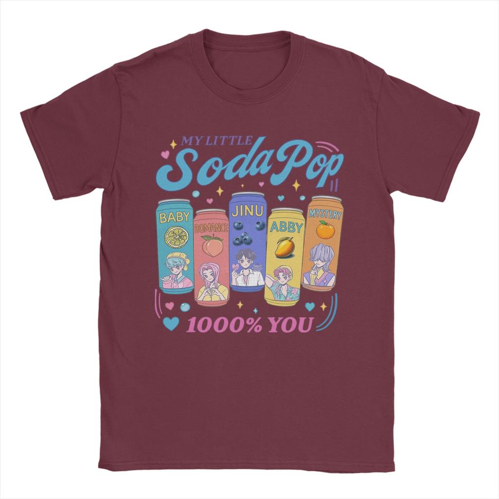 Pánská My Little Soda Pop Saja Chlapecká Kpop Démonická Trička 100% Bavlna Topy Novinka Krátký Rukáv Kulatý Výstřih Trička Letní Tričko