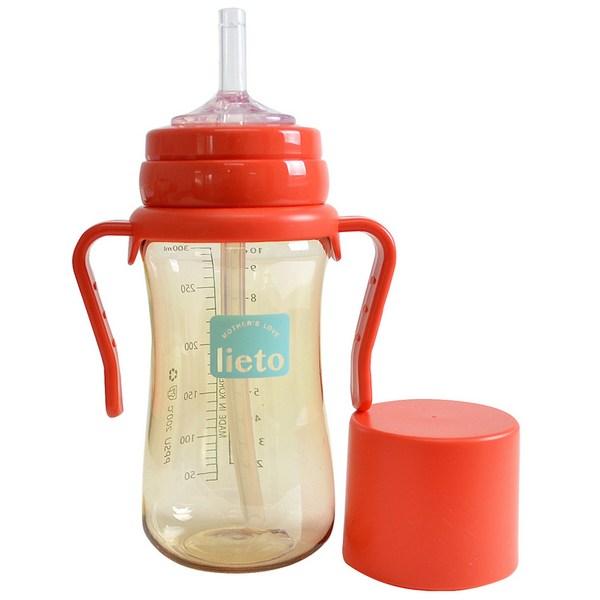 

Чашка-соломка Lieto PPSU 300 мл, красная, 1 шт., 300 мл