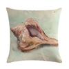 Newest Fashion Conch Starfish Shell Marine Life Linen Pillowcase Office Sofa Decorative Cushion Cover