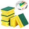 Double-sided Cleaning Brush Reusable Clean Rub Durable Scouring Pad  Household Cleaning